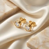 Cumpara ieftin Cercei Lumina Diamantului , Cercei placati 14K