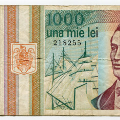 Bancnota 1000 lei 1993