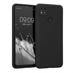 Husa kwmobile pentru Xiaomi Redmi 10A, Silicon, Negru, 59722.47