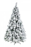 Brad artificial verde cu zapada Cermis 107x180 cm