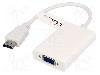 Cablu {{Tip cablu de conectare}}, D-Sub 15pin HD soclu, HDMI mufa, {{Lungime cablu}}, {{Culoare izola&amp;#355;ie}}, Goobay - 51758