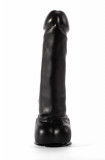 Moses - Dildo gigantic, negru, 30 cm, Orion