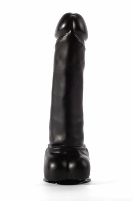 Moses - Dildo gigantic, negru, 30 cm foto
