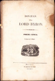 HST 456SP Don Juan dela Lord Byron Poema epica 1847 tradus de Heliade-Rădulescu