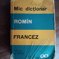 myh 421D - Mic dictionar - Roman - Francez - ed 1964