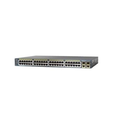 Switch Refurbished Cisco Catalist WS-C2960-48PST-L, 48 x 10/100, Ports 2 x T/SFP foto