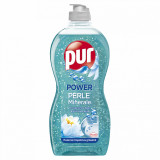 Detergent Lichid Pentru Vase, Pur, Power Perls, Prospetimea Apei si Flori de Lotus, 450 ml