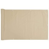 Cumpara ieftin Paravan de balcon, bej, 75x500 cm, tesatura oxford