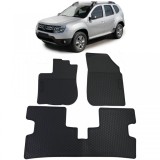 Set Premium de Covorase din Cauciuc Negru pentru Dacia Duster I 10-18 Performance AutoTuning