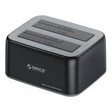 Stație de andocare Orico pentru HDD / SSD de 2,5&quot; / 3,5&quot;, 5Gbps, USB-A la USB-B cu funcție de clonare (negru)