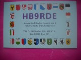 HOPCT 15237 ROCHE D OR -ELVETIA -CARTE POSTALA RADIO AMATOR / RADIOAMATORI -CIRCULATA