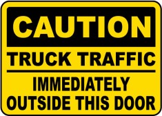 Immediately Outside This Door Sign foto