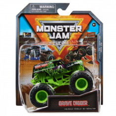 Masinuta Monster Jam, Scara 1:64, Grave Digger, 20141160