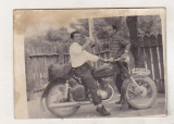 Bnk foto Motocicleta IJ 350, Alb-Negru, Romania de la 1950, Transporturi