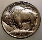 C.041 USA SUA BUFFALO NICKEL 5 FIVE CENTS 1913 XF VARIANTA 1 ON A MOUND, America de Nord, Cupru-Nichel