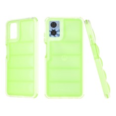 Husa Motorola Moto E22 Techsuit Wave Shield, verde