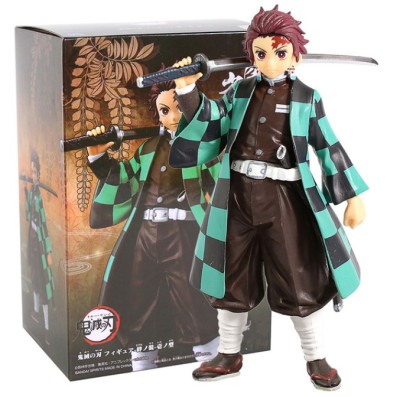 Figurina Demon Slayer Tanjiro Kamado 15 cm anime cape foto