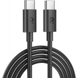 Cablu Date si Incarcare USB-C - USB-C RavPower RP-CB1021, 60W, 1m, Negru