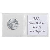 Poșete pentru monede de 42mm, pachet de 100