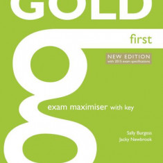 Gold First New Edition Maximiser with Key - Paperback brosat - Jacky Newbrook - Pearson
