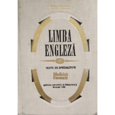 Limba Engleza Texte De Specialitate Medicina Farmacie - V. Stefanescu V. Dobrovici , E860