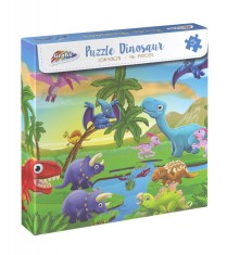 Puzzle cu dinozauri (96 piese) foto