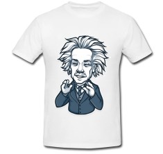 Tricou &amp;quot; Albert Einstein stiker &amp;quot; foto