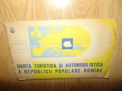 Harta Turistica si Automobilistica a R.P.R foto