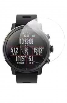 Folie pentru Xiaomi Huami Amazfit Stratos 2, Set 2 Bucăți, Ultra-Rezistentă, Claritate Cristalină, Aplicare Ușoară foto