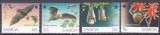 Samoa 1993 fauna pasari lilieci MI 754-757 MNH