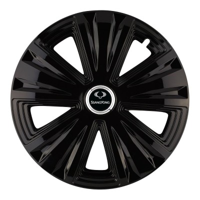 Set 4 capace roti Glory negru R14 Compatibil Cu SsangYoung foto
