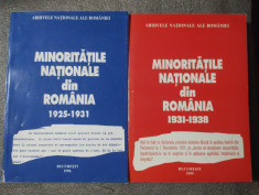 Ioan Scurtu et al. - Minorita?ile na?ionale din Romania (2 vol: 1925 1931 1938) foto