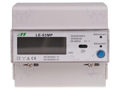 Contor Digital LCD pentru Șină DIN 5A LE-03MP foto