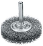 Perie radiala Lessmann 50x10/12 mm, sarma 0,3 mm, cu tija