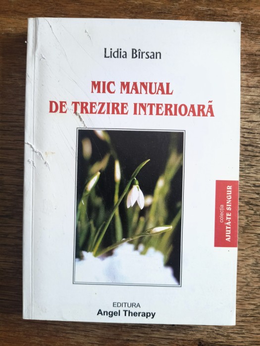 Mic manual de trezire interioara - Lidia Birsan, autograf / R8P3S