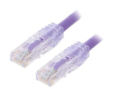 Patch Cord UTP Cat6 LSZH Violet 5m foto