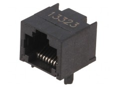 Soclu RJ45 8p8c pentru PCB THT