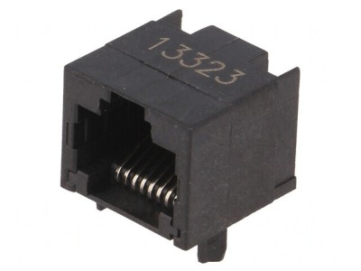 Soclu RJ45 8p8c pentru PCB THT foto