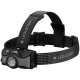 Lanterna de Cap LedLenser MH7 cu Acumulator, Grey, 600lm