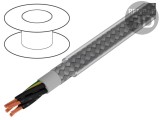 Cablu Pro-Met 5G0,5mm2 ecranat cu tressă de cupru cositorit PVC ALPHA WIRE