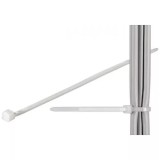 Coliere plastic strangere cabluri 310x4.8mm transparent 100buc fixPoint