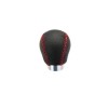 Maner schimbator de viteza universal Negru cusatura rosie Cod: AK514 Automotive TrustedCars, Oem