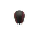 Maner schimbator de viteza universal Negru cusatura rosie Cod: AK514 Automotive TrustedCars, Oem