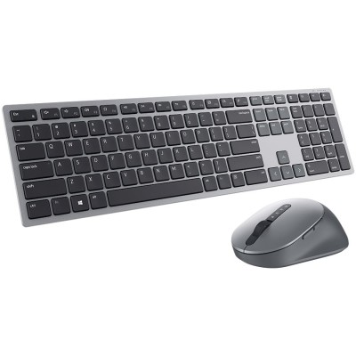Dell Premier Multi-Device Wireless Keyboard and Mouse - KM7321W - US International (QWERTY), &amp;quot;580-AJQJ-05&amp;quot; (timbru verde 0.8 lei) foto