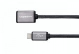 Prelungitor USB la micro USB 0.2m Profesional Kruger&amp;Matz, KRUGER And MATZ