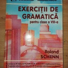 Exercitii de gramatica pentru clasa a 8-a - Roland Schenn