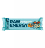 Baton energizant Raw Energy cu caramel sarat si arahide, 50g Bombus