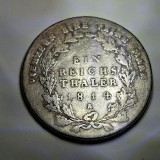 Germania Prusia 1 Reichs Thaler / Taler 1814 A / Berlin argint William lll
