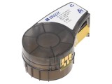 Bandă albă 25,4mm x 4,27m cu text negru