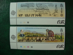 ISLE OF MAN 1983 SERIE EUROPA MNH foto